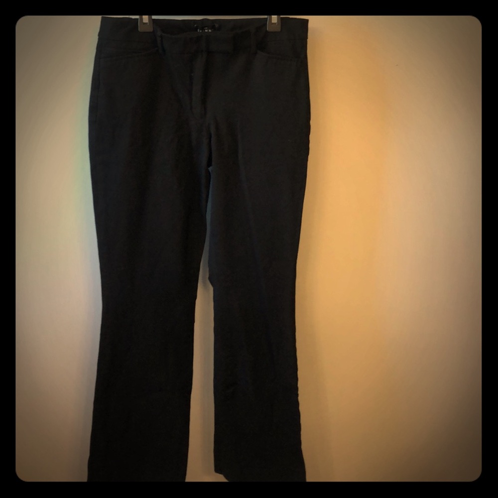 Black Slacks w slight boot cut